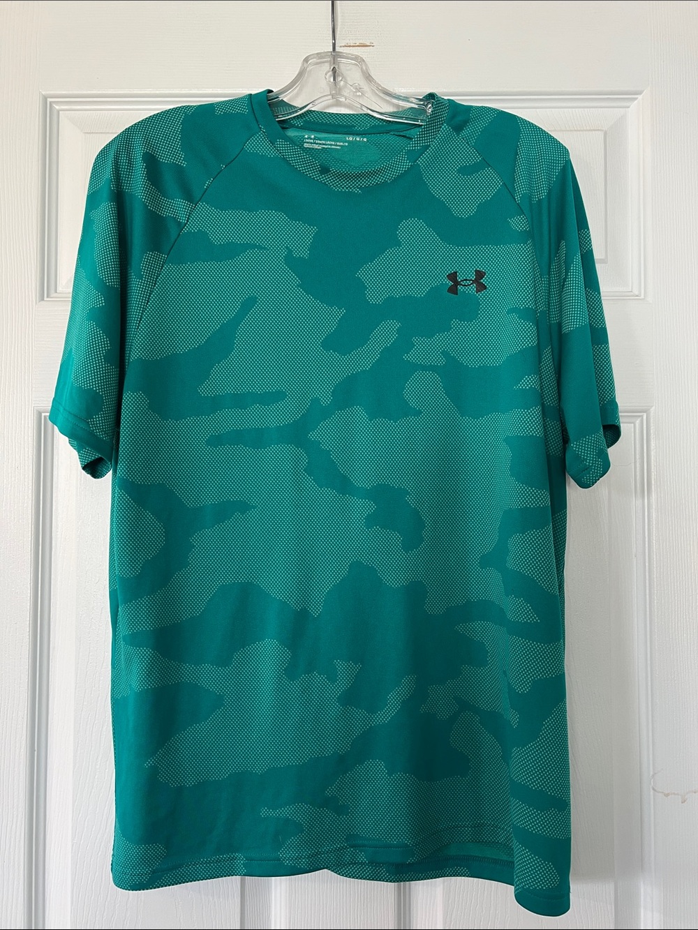 Under Armour Men’s Teal Camouflage Short-Sleeve Performance Tee